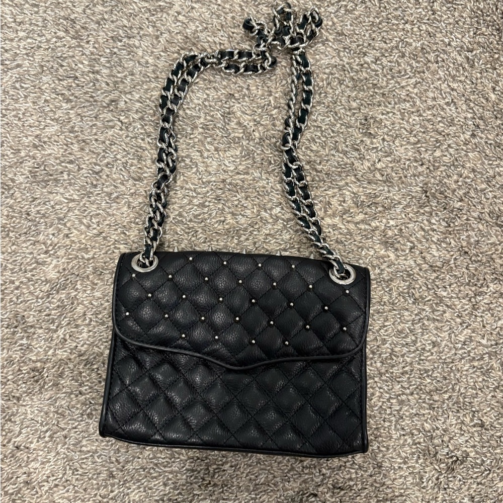 Rebecca Minkoff studded quilted crossbody bag